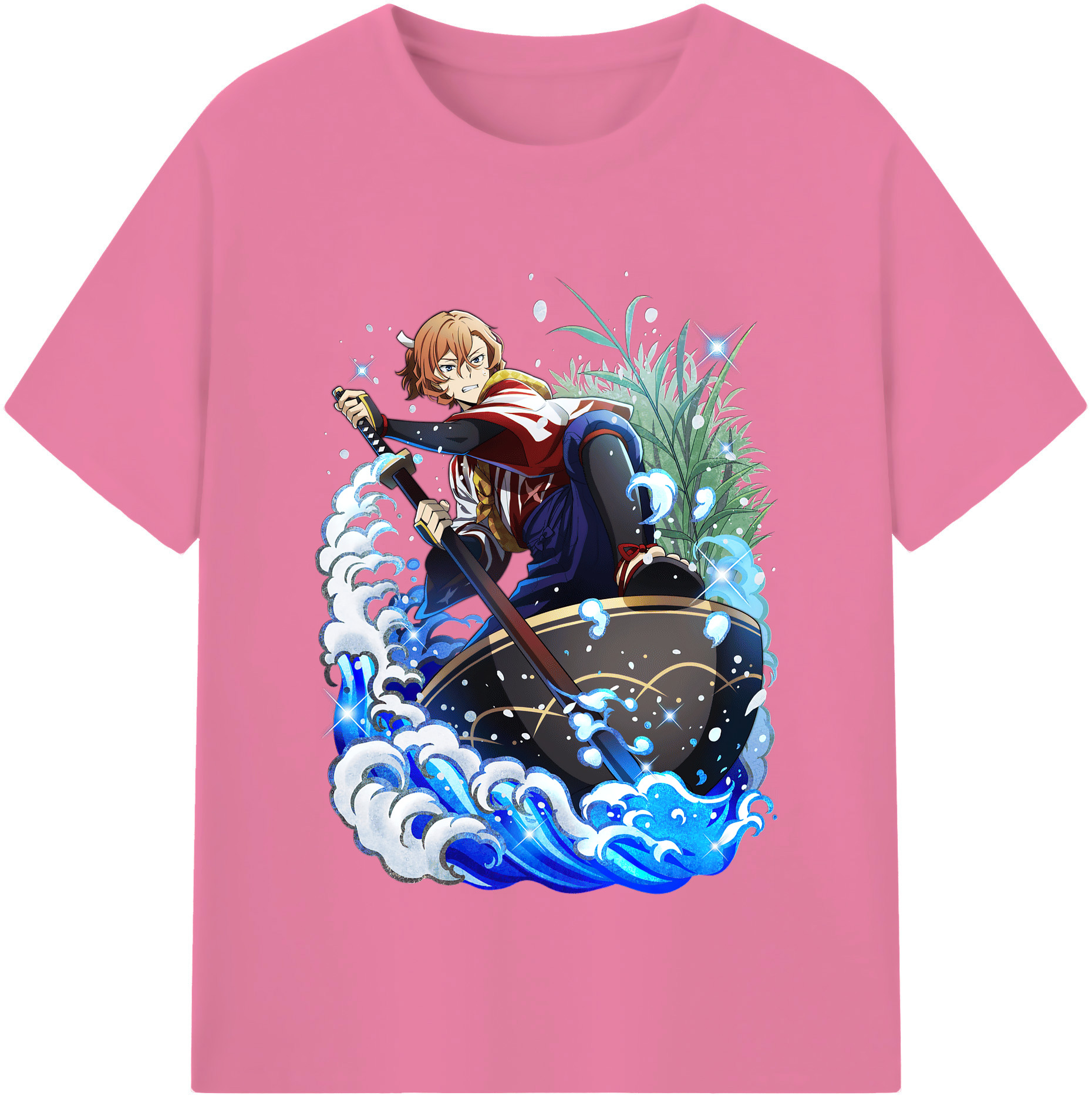 （画像用） 文豪ストレイドッグス Bungo Stray Dogs 綿100％半袖Tシャツ（フロントプリント）